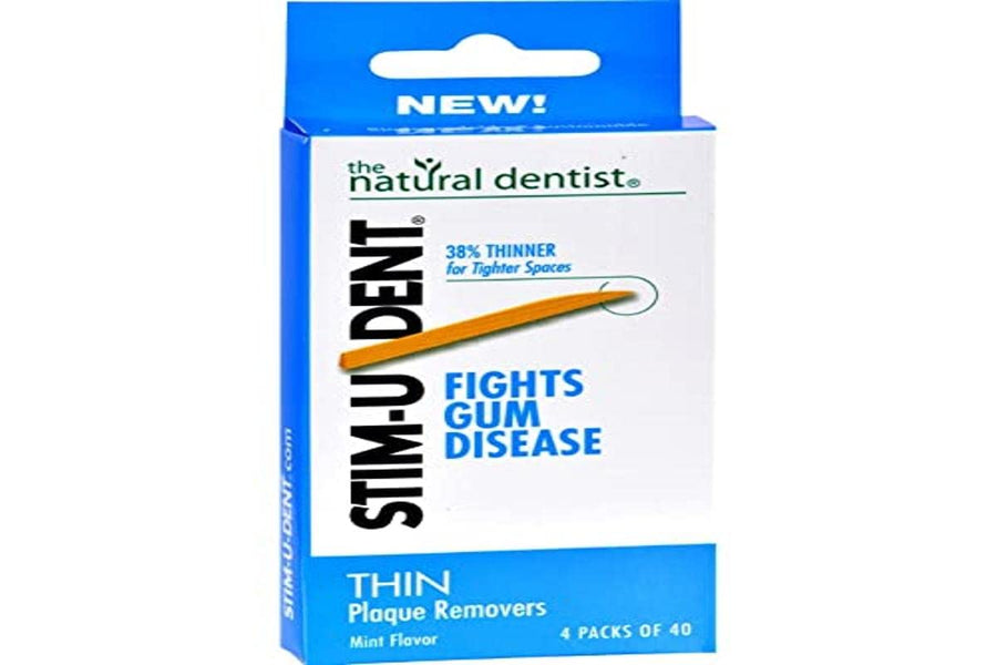 Natural Dentist Stim-U-Dent Thin Plaque Remove Roasted 
