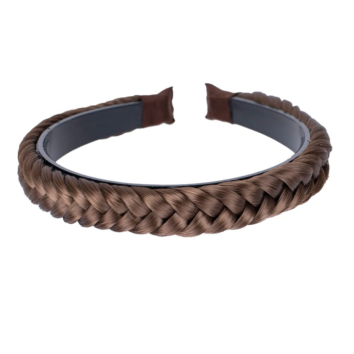 brown # 12 HHR3 : PRETTYSHOP Hair Band Plaited Braid Headband Hairpiece brown # 12 HHR3