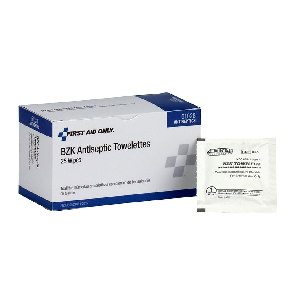 PhysiciansCare First Aid Antiseptic Towelettes, Box of 