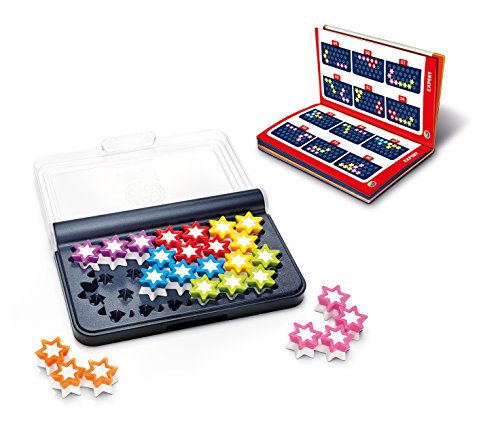 SmartGames IQ Stars Travel Game with 120 Challenges for