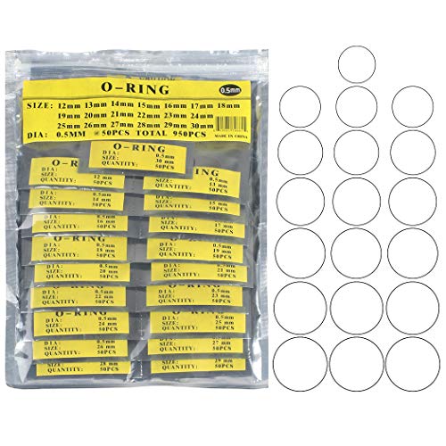 Outgeek Metric O-Ring Kit Rubber Washer Seals Assortmen