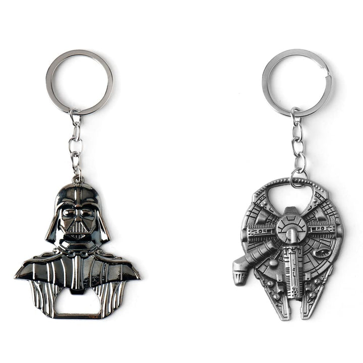 Star Wars Bottle Opener - Star Wars Keychain - Darth Vader Beer Bottle Opener Manual Alloy 2 PCS
