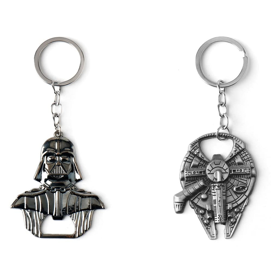 Star Wars Bottle Opener - Star Wars Keychain - Darth Vader Beer Bottle Opener Manual Alloy 2 PCS