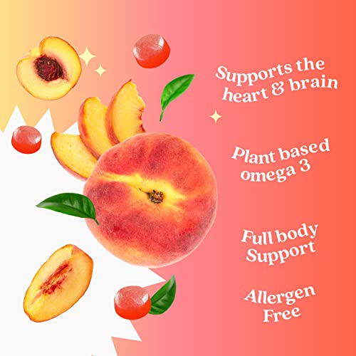 Organic Omega 3 Gummies with Omegas 6, 7, 9, DHA &a