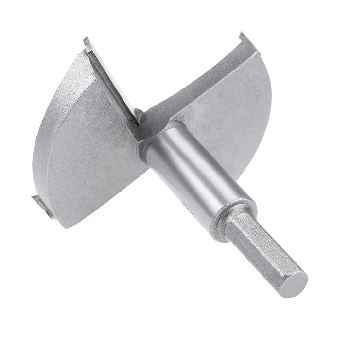 Forstner Drill Bits 80mm, Tungsten Carbide Wood Hole Saw Auger Opener, Woodworking Hinge Hole Drilling Boring Bit Cutter (Gray)