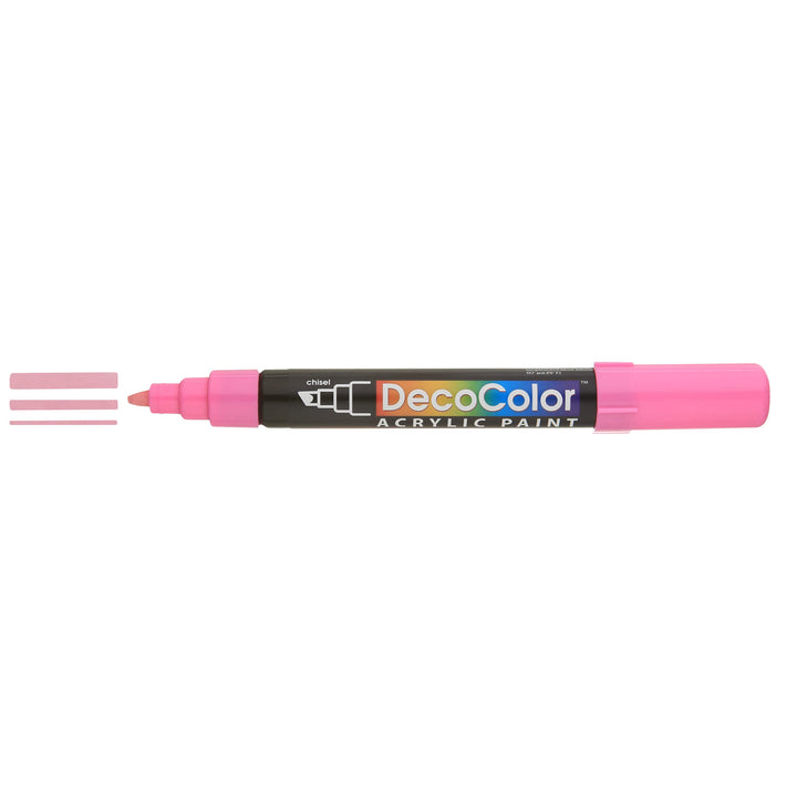 Uchida 315-C-9 Marvy Deco Color Chisel Tip Acrylic Paint Marker, Pink