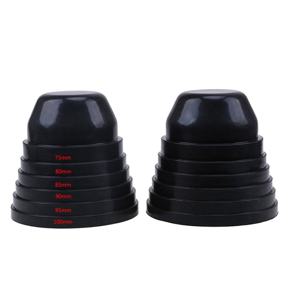 LED Headlight Dust Cover Rubber Seal Cap LED Xenon Flexible Car Headlight Dustproof Housing Shell Cap 75mm 80mm 85mm 90mm 95mm 100mm, 2 Pack