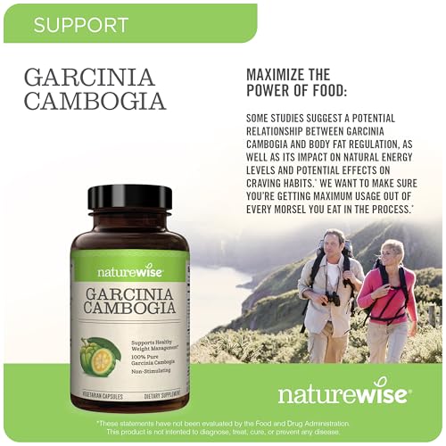 Naturewise Garcinia Cambogia - 60% HCA Concentration Ex