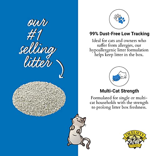 Dr. Elsey&#39;s Ultra Premium Clumping Cat Litter, 40 pound bag ( Pack May Vary )