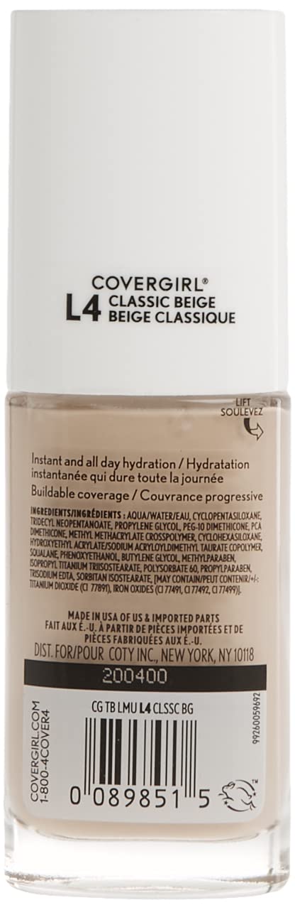 Trublend Liquid Makeup Classic Beige L4 1 Fl Oz, 1.000-Fluid Ounce