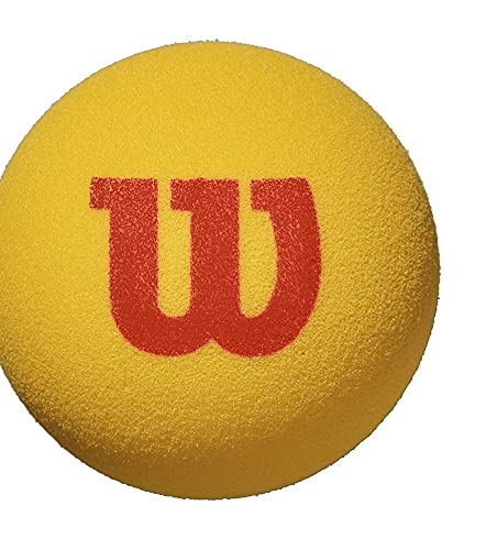 WILSON Sporting Goods Starter Foam Tennis Ball - 3 Ball Pack,Orange,WRZ258900