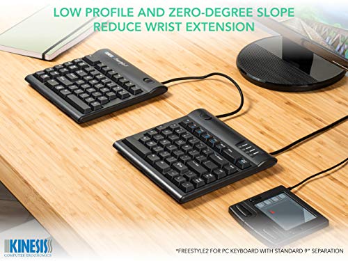Freestyle2 Ergonomic Keyboard for PC (9 or 20 Separation) (9 Separation)