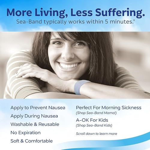 Sea-Band Mama! Anti-Nausea Acupressure Wristband for Mo