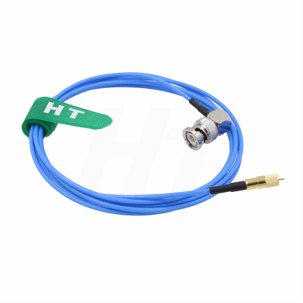 HangTon Microdot 10-32 UNF to Right Angle BNC Coax Cabl