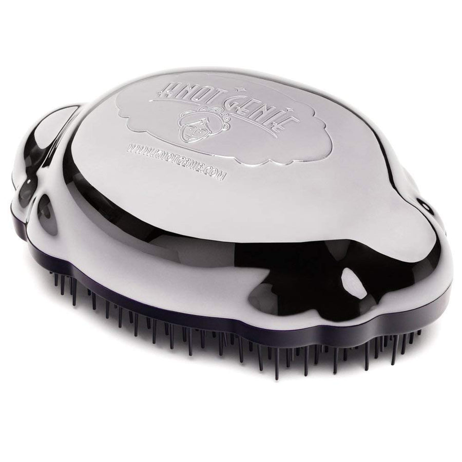 Teeny Detangling Hair Brush for Kids (Peaceful Pewter) | Perfect Detangling Brush for Curly Hair, Gently Separate Tangles, Leaves Hair Smooth and Shiny | The Pain-Free Knot Detangler