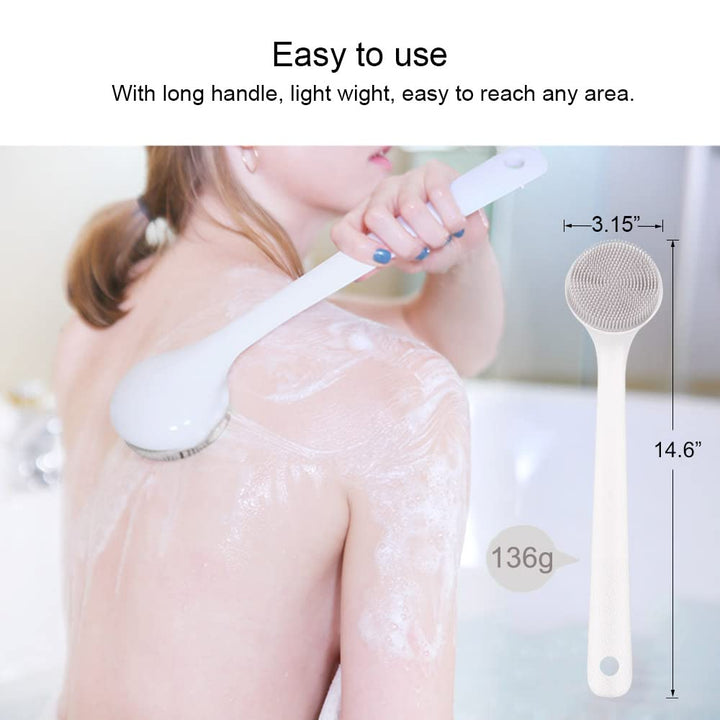 Silicone Back Scrubber for Shower, Back Washer Brush Lo