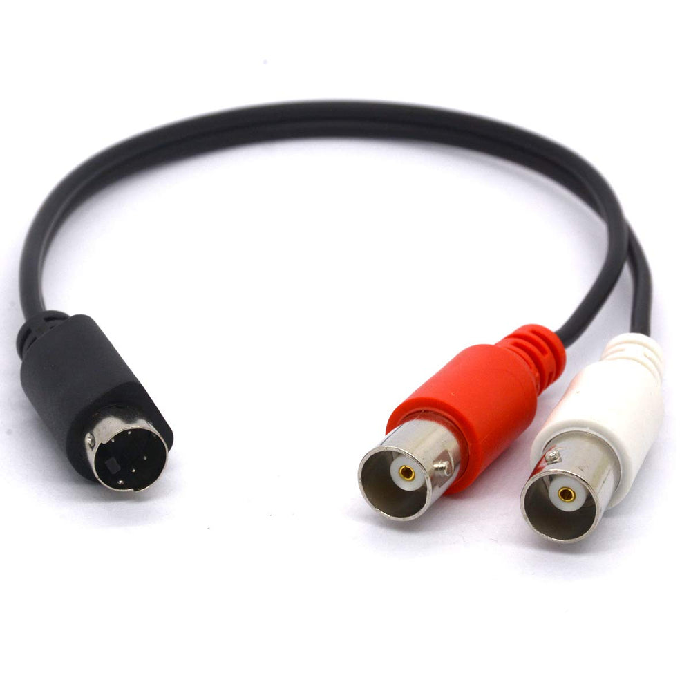 PIIHUSW S Video Splitter Cable 4 Pin SVHS Male to Dual 