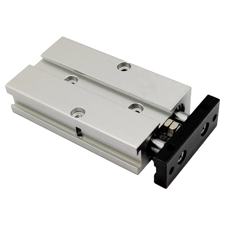 Heavy Duty 10mm Bore, 25mm Stroke, Double-Rod Aluminum Pneumatic Air Cylinder, Dual Shaft Air Pneumatic Cylinder, TN10-25