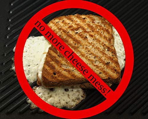 Non-Stick Reusable Toaster Bags (Set of 10) Various Sizes, Create Grilled Cheese Sandwiches in Toaster, Microwave Oven or Grill, Pizza Panini &amp; Garlic Bread