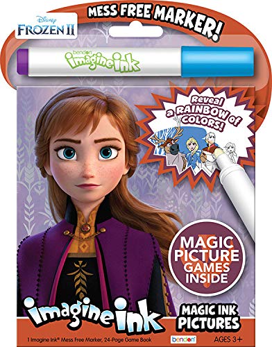 Magic Pictures Coloring Activity Books Set - Moana, Trolls World Tour &amp; Frozen II