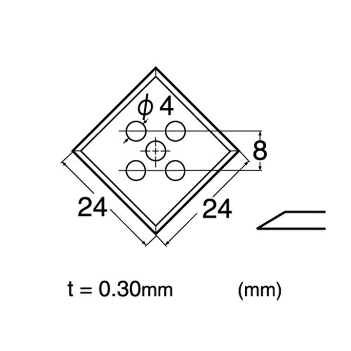 Blades for Mat Board Cutter, 2-Blade/Pack, 1 Pack (BMC-45P)