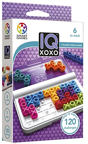 SmartGames IQ XOXO Portable Travel Game Featuring 120 C