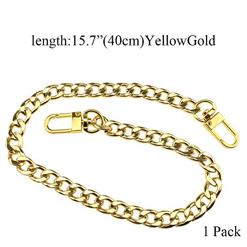 HAHIYO Purse Chain Strap Length 15.7 inches Yellow Gold