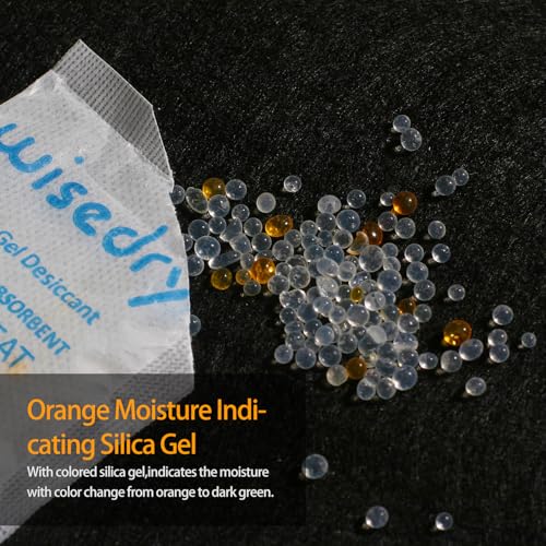 5 Gram [60 Packs] Food Grade Silica Gel Packets with Co