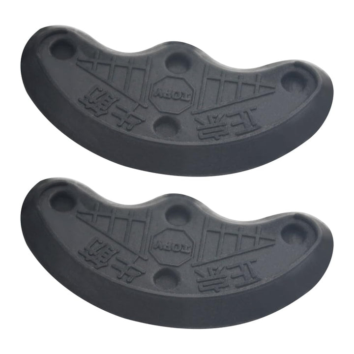 TOVOT 30 pcs Heel Plates Black Shoe Heel Taps Rubber Ti