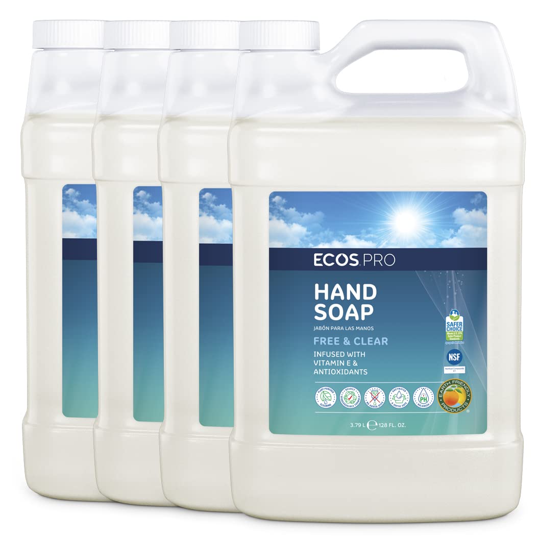 PRO PL9663/04 Free and Clear Hand Soap (Pack of 4)