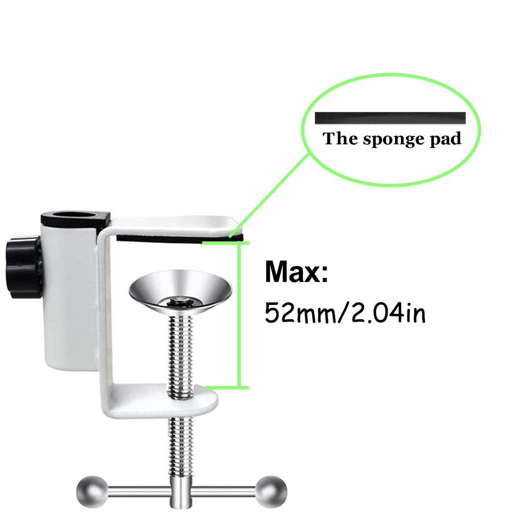 For Blue Yeti White Boom Arm, Mic White Desk Stand Comp