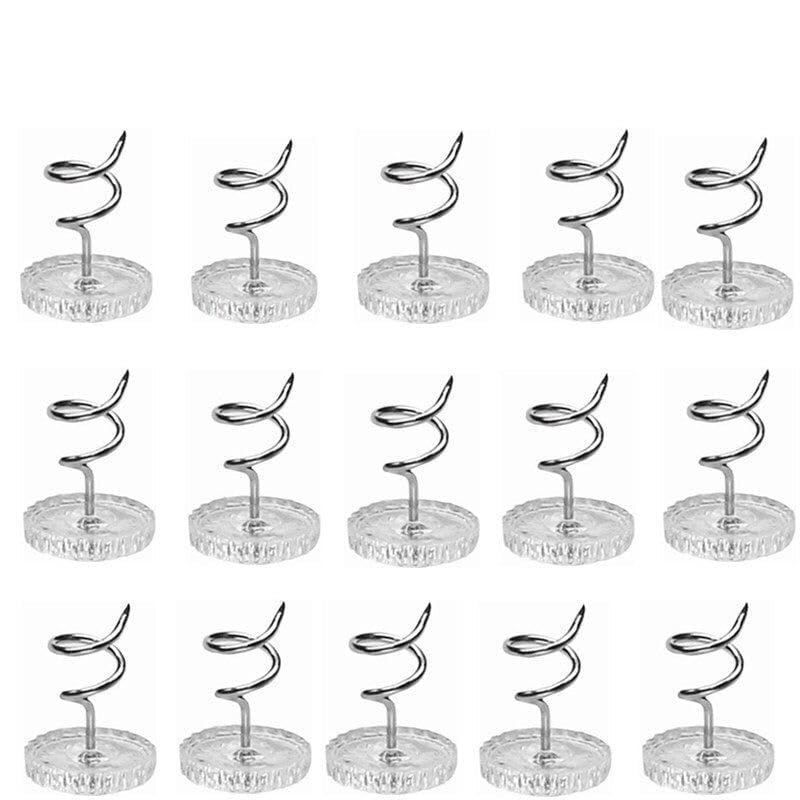 Attmu 60 Pcs Upholstery Tacks Headliner Pins Clear Head