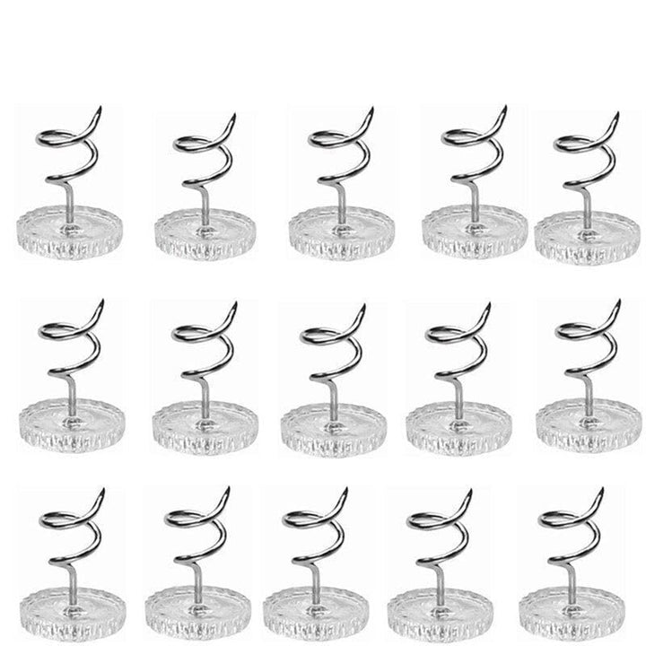 Attmu 60 Pcs Upholstery Tacks Headliner Pins Clear Head