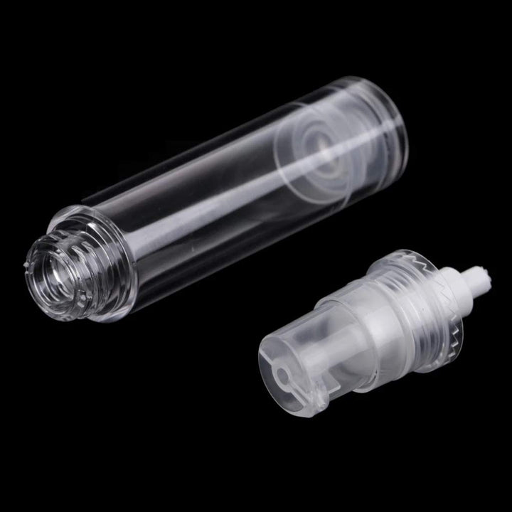 15 Pcs Clear Airless Lotion Pump Bottles Empty Cream Vacuum Bottles Cosmetic Containers Travel Press Pump Bottles For Foundations,serums,and more (10ml)