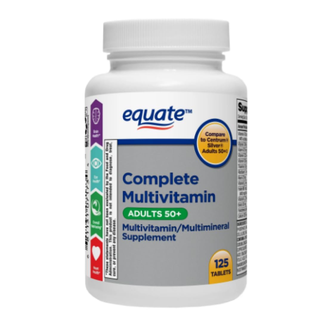 Complete Multivitamin Adults 50+ Supplement 120 Tablets