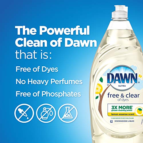 Dawn Ultra Pure Essentials Dishwashing Liquid, Lemon Es