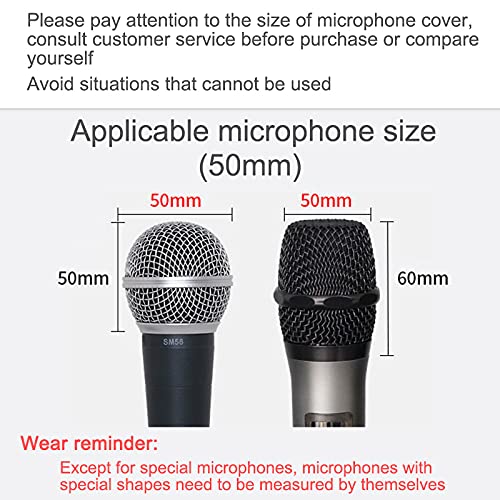 Shakeproof Anti-Rolling Wireless Handheld Microphone Mic Protection Silicone Ring &amp; Bottom Rod Sleeve Holder for KTV (Black)