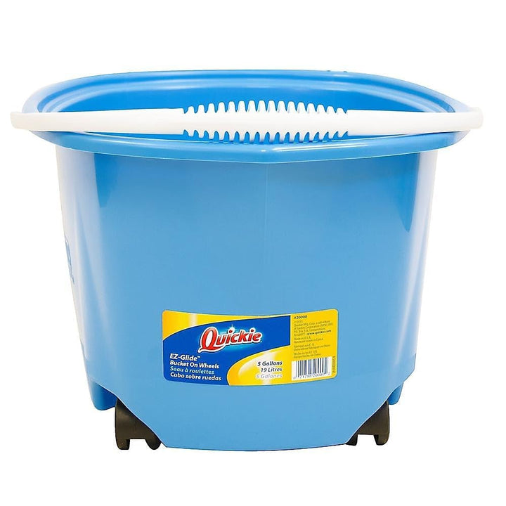 ® Ez-Glide Bucket On Wheels, 5 Qt, Blue 20000ZQK - 1 Each