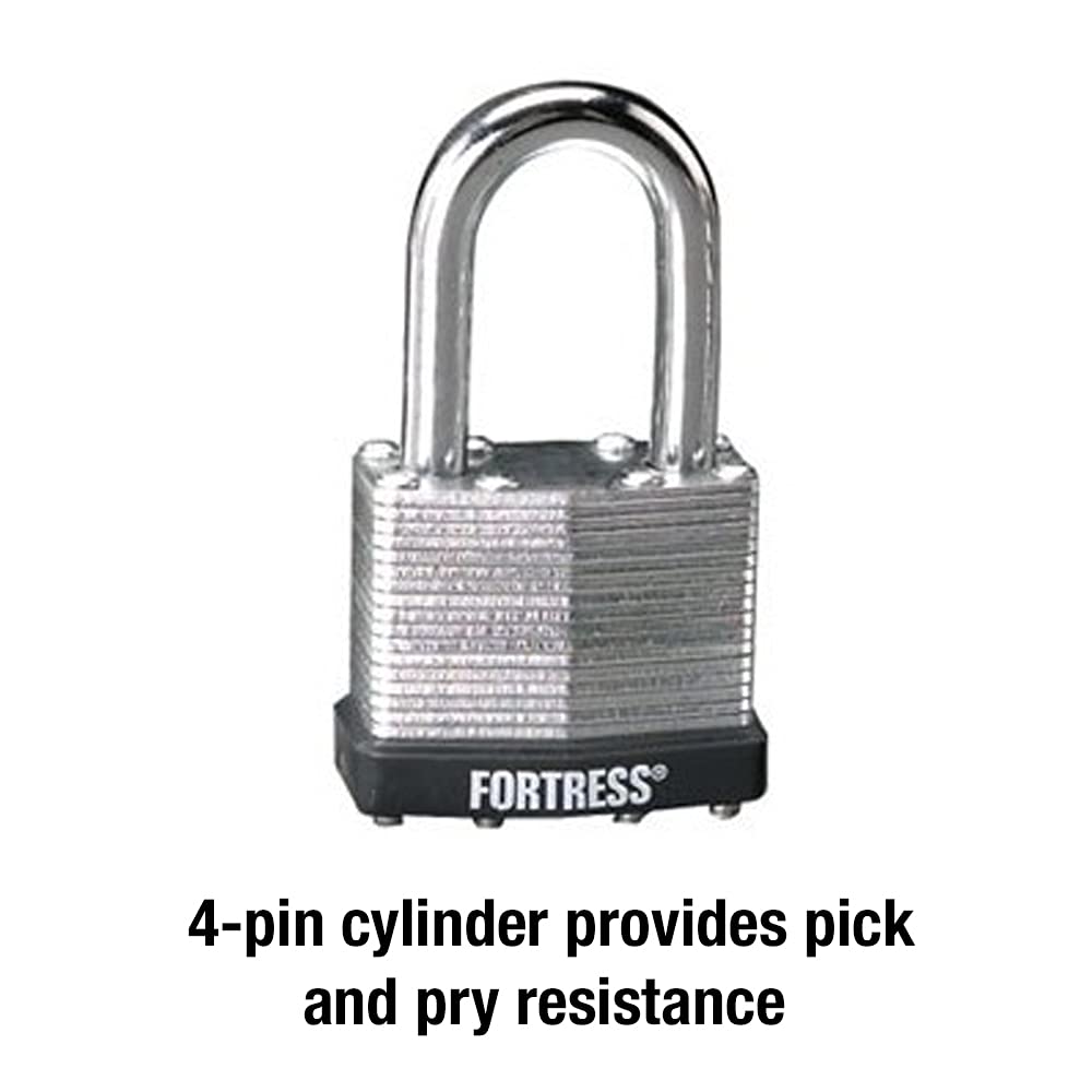 1803DLF Fortress Outdoor Padlock with Key, 1 Pack