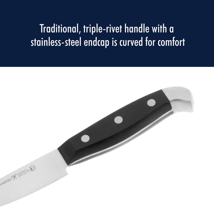 Statement Razor-Sharp 2-pc Chef Knife Set, German Engineered Informed by 100+ Years of Mastery, Black/Stainless Steel