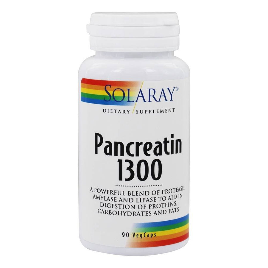 Solaray Pancreatin 1300 | Pancreatic Digestive Enzymes 