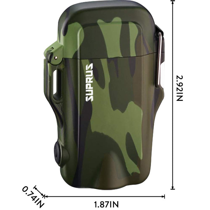 SUPRUS Waterproof Lighter Plasma Arc Lighter Rechargeab