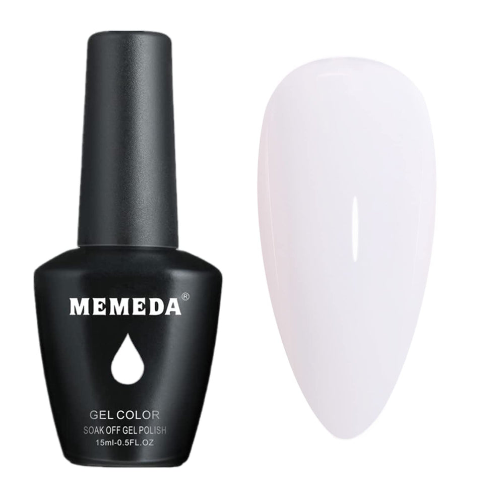MEMEDA Nail Gel Polish Spring Summer Nail Art Colors Nude Milky UV LED Soak Off Clear Nail Gel Kitââ‚¬¦