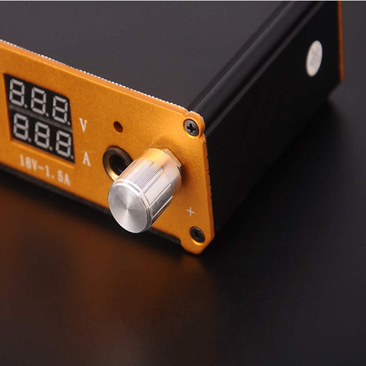 Tattoo Power Supply, Dual Machine Power Supply Dual Digital LCD Design Tattoo Machine Power Kit for Tattoo Machine Gun Foot Pedal Tattoo Supplies