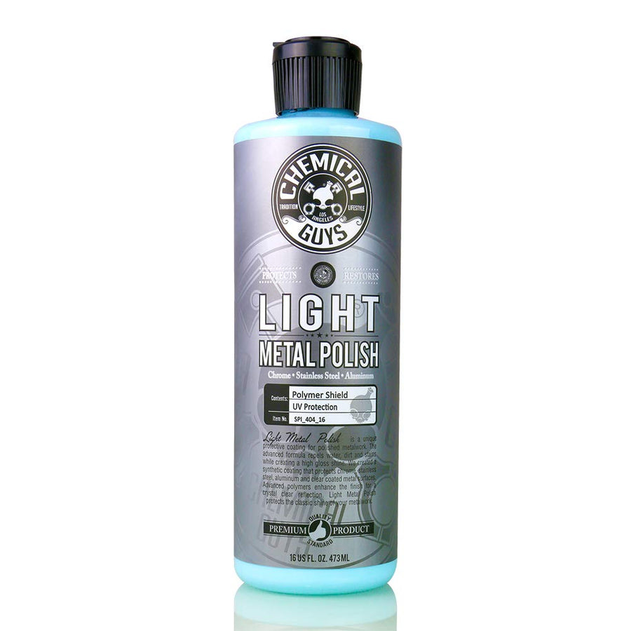 SPI_404_16 Light Metal Polish (Works on Chrome, Stainless Steel, Aluminum & More), 16 fl oz