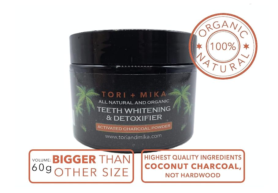 Activated Charcoal Teeth Whitening Black Powder Toothpaste Best Natural 100% Organic White Teeth Whitener Bleach Carbon Fluoride Free Products Kit Cleaner Bright Wow Smile Bamboo No More Dental Strips