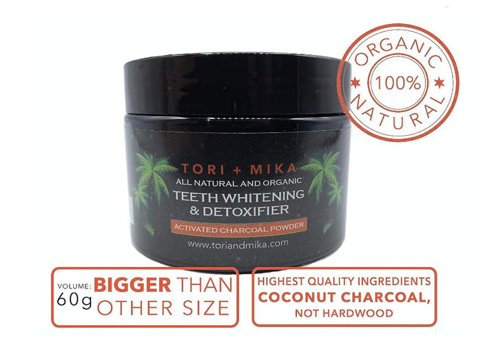 Activated Charcoal Teeth Whitening Black Powder Toothpaste Best Natural 100% Organic White Teeth Whitener Bleach Carbon Fluoride Free Products Kit Cleaner Bright Wow Smile Bamboo No More Dental Strips
