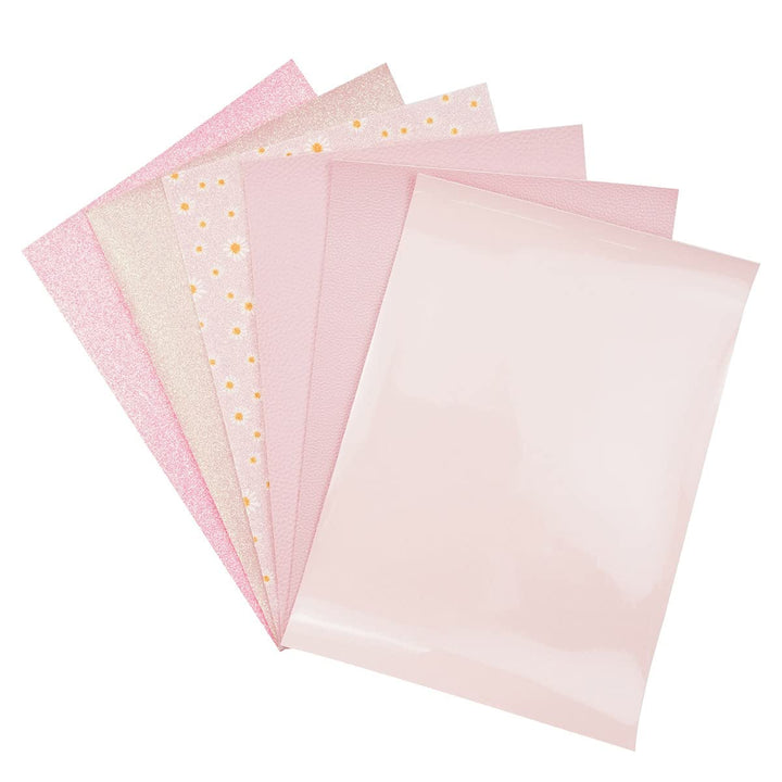 6 Pieces/Set 8x12 Inch (21cm x 30cm) A4 Bundle Leather 