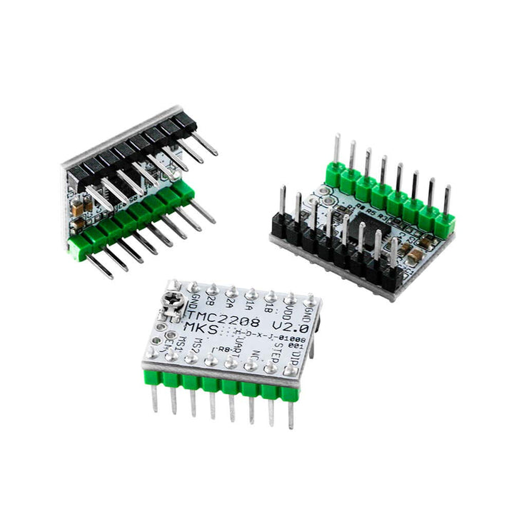 5pcs TMC2208 V2.0 Stepper Motor Driver, Ultra Silent, Compatible with SGen L, SKR 1.3/1.4 Controller Boards