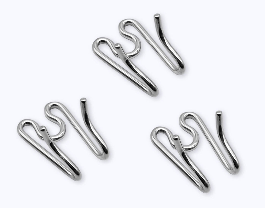 2.25mm Prong Collar Extra Links Chrome Plated (3 pack)